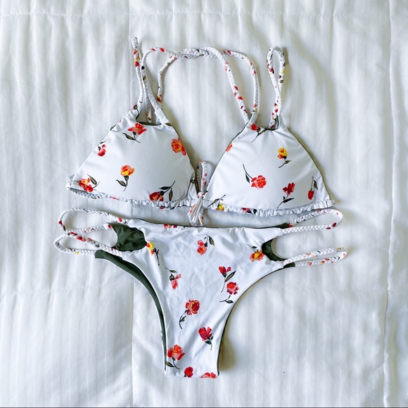 San Lorenzo Brazilian Floral Bikini Set - Picture 2 of 8